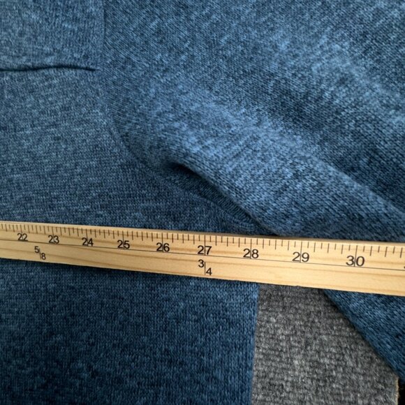 Eddie Bauer Men Pullover 2XL Blue Long Sleeve Fleece 1/4 Zip Sweatshirt Outdoors - Picture 5 of 15